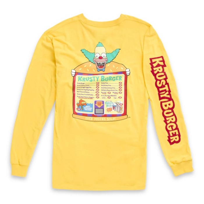 Furgonok X The Simpsons Krusty Hosszú Ujjú Póló The Simpsons Krusty