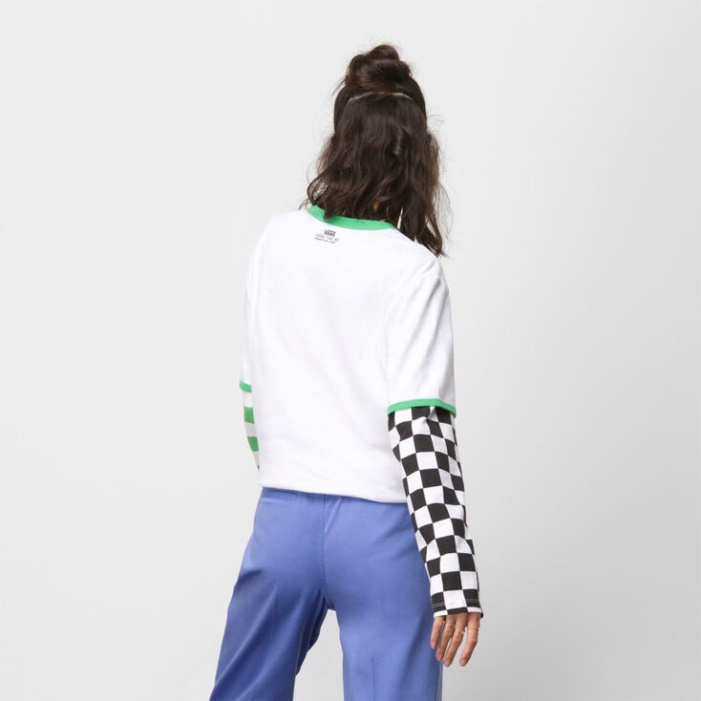 Vans X Tierra Whack Réteges Hosszú Ujjú Fehér