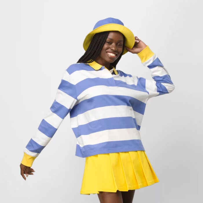 Furgonok X Tierra Whack Hosszú Ujjú Polo Mályvacukor-baja Kék
