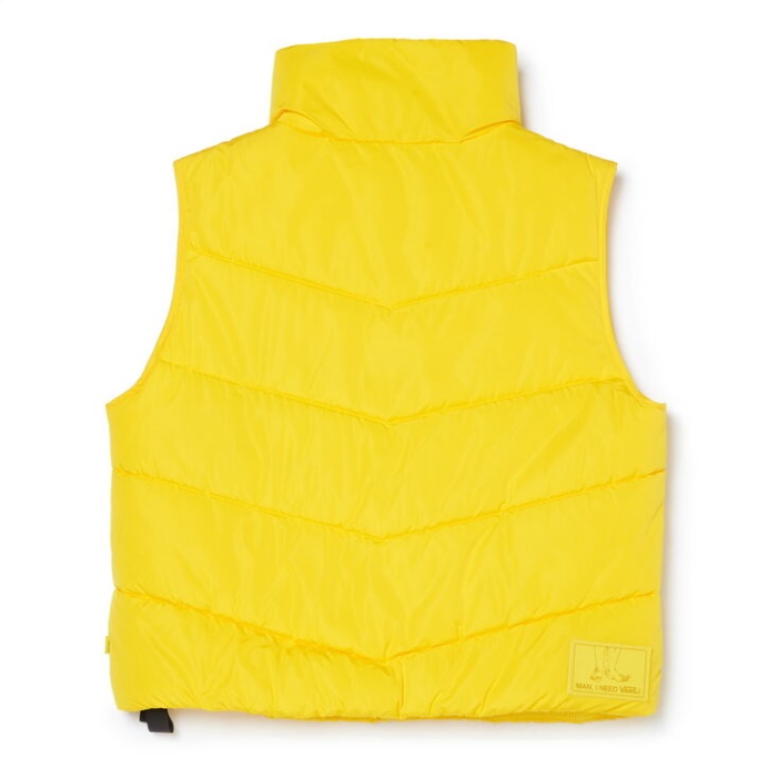 Furgonok X Tierra ütés Puffer Mellény Cyber Sárga
