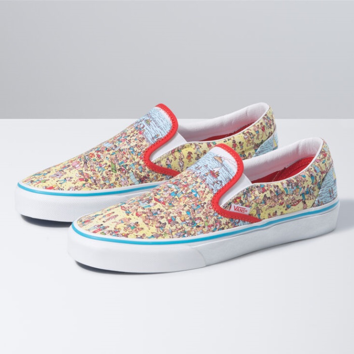 Furgonok X Wheres Waldo Klasszikus Slip-on Find Steve-beach