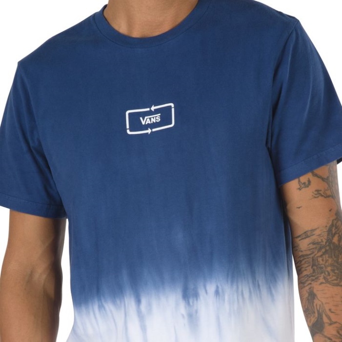 Vans2k Mártással Festett Rövid Ujjú Ing, Szodalitkék