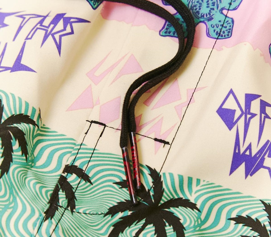 Vans California Csíkos Röplabda Rövidnadrág Rózsaszín