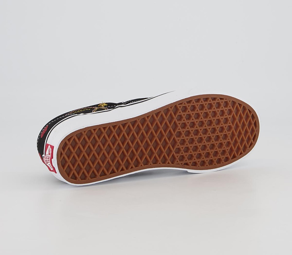 Kisteherautók Klasszikus Slip On Edzőcipő Fekete Arany Csillag