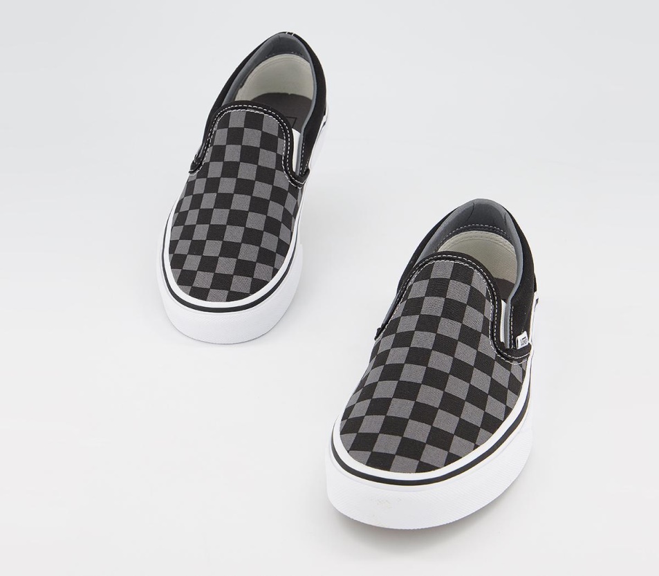 Kisteherautók Klasszikus Slip On Edzőcipő Fekete ón Csekk