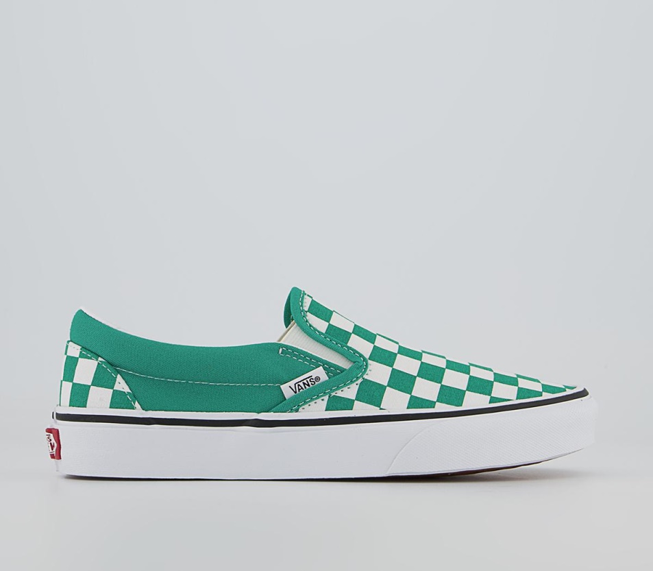 Vans Klasszikus Slip On Edzőcipő Bors Zöld Fehér
