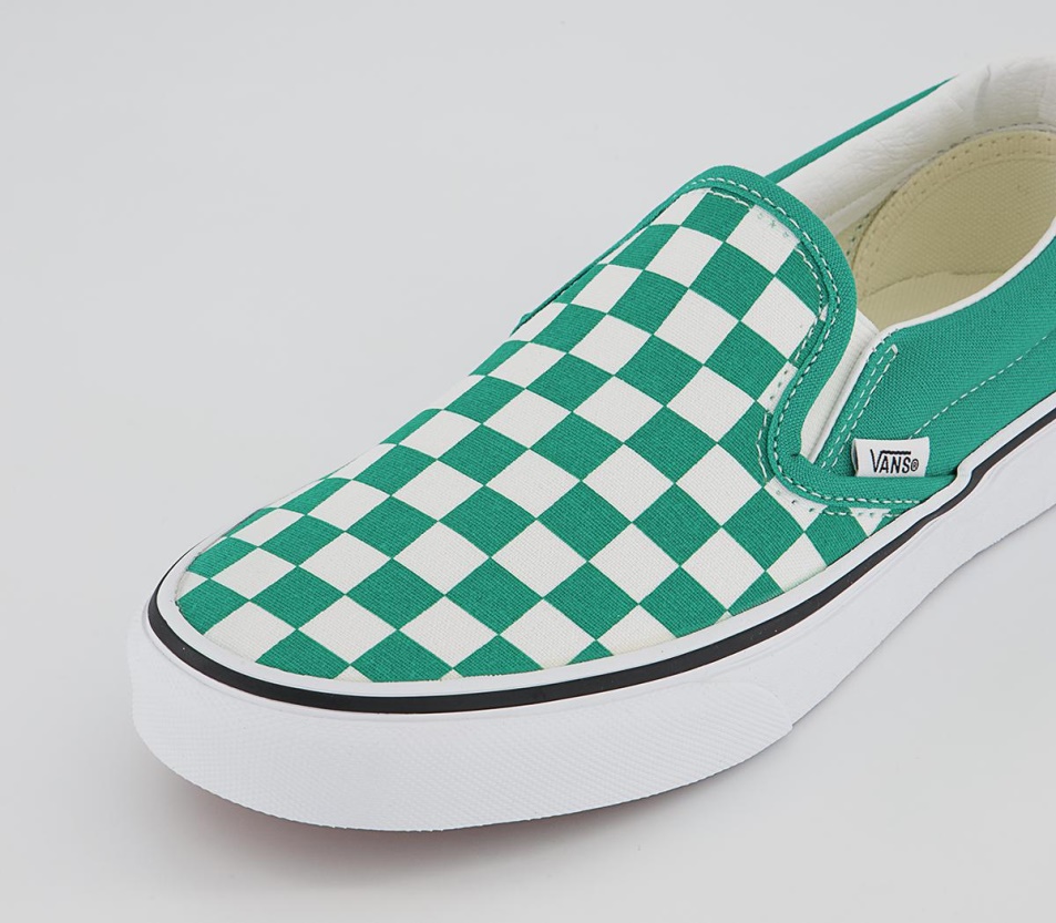 Vans Klasszikus Slip On Edzőcipő Bors Zöld Fehér
