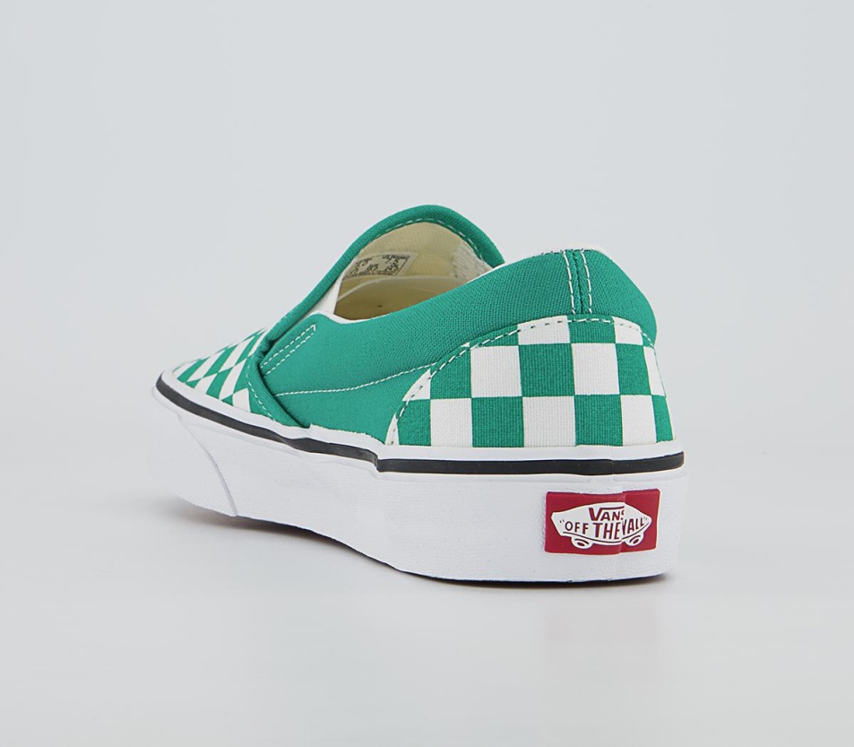 Vans Klasszikus Slip On Edzőcipő Bors Zöld Fehér