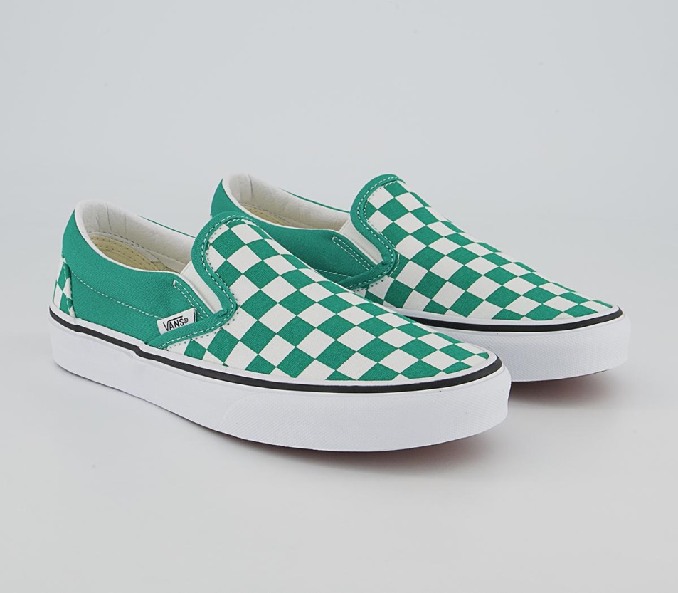 Vans Klasszikus Slip On Edzőcipő Bors Zöld Fehér