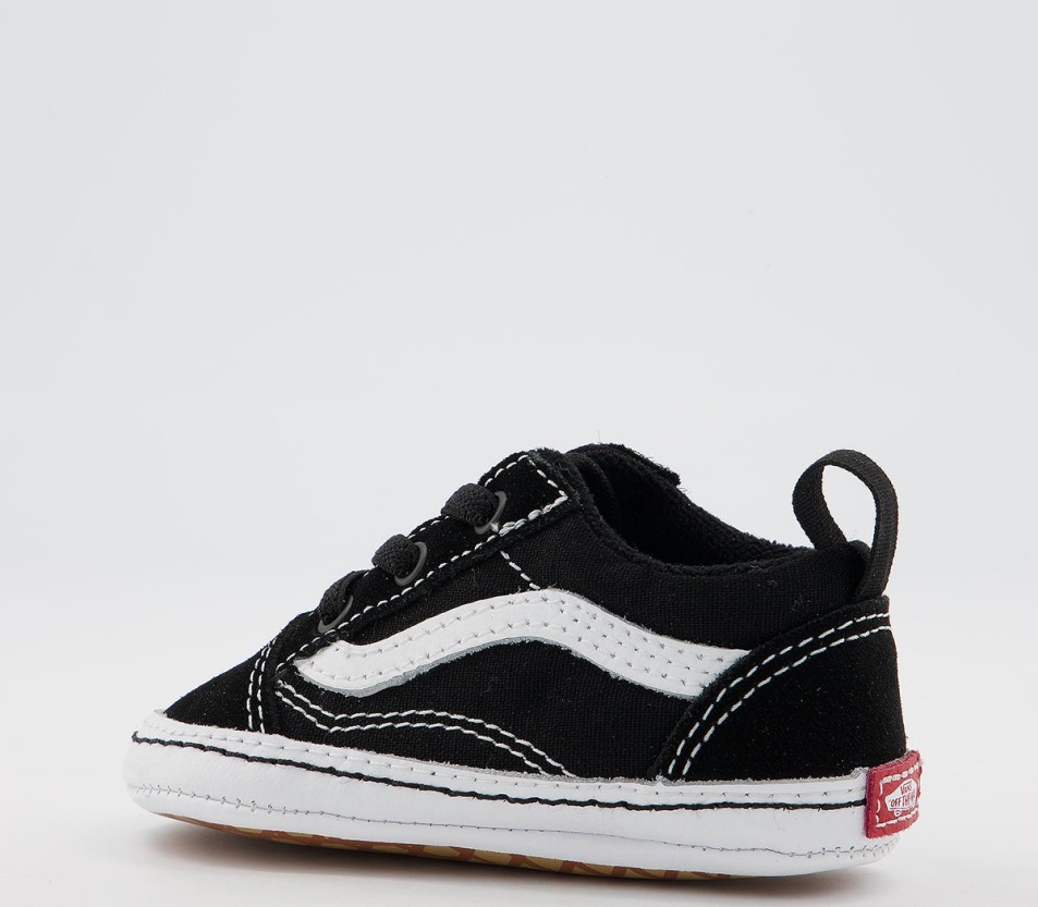 Vans Old Skool Kiságy Edzőcipő Fekete Igaz Fehér