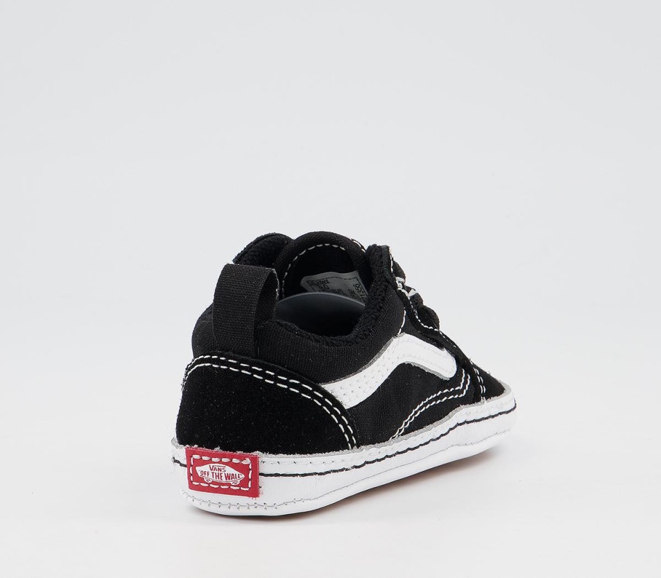 Vans Old Skool Kiságy Edzőcipő Fekete Igaz Fehér