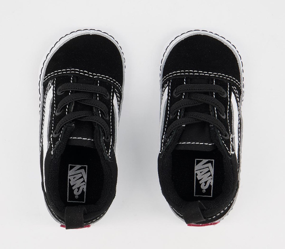 Vans Old Skool Kiságy Edzőcipő Fekete Igaz Fehér