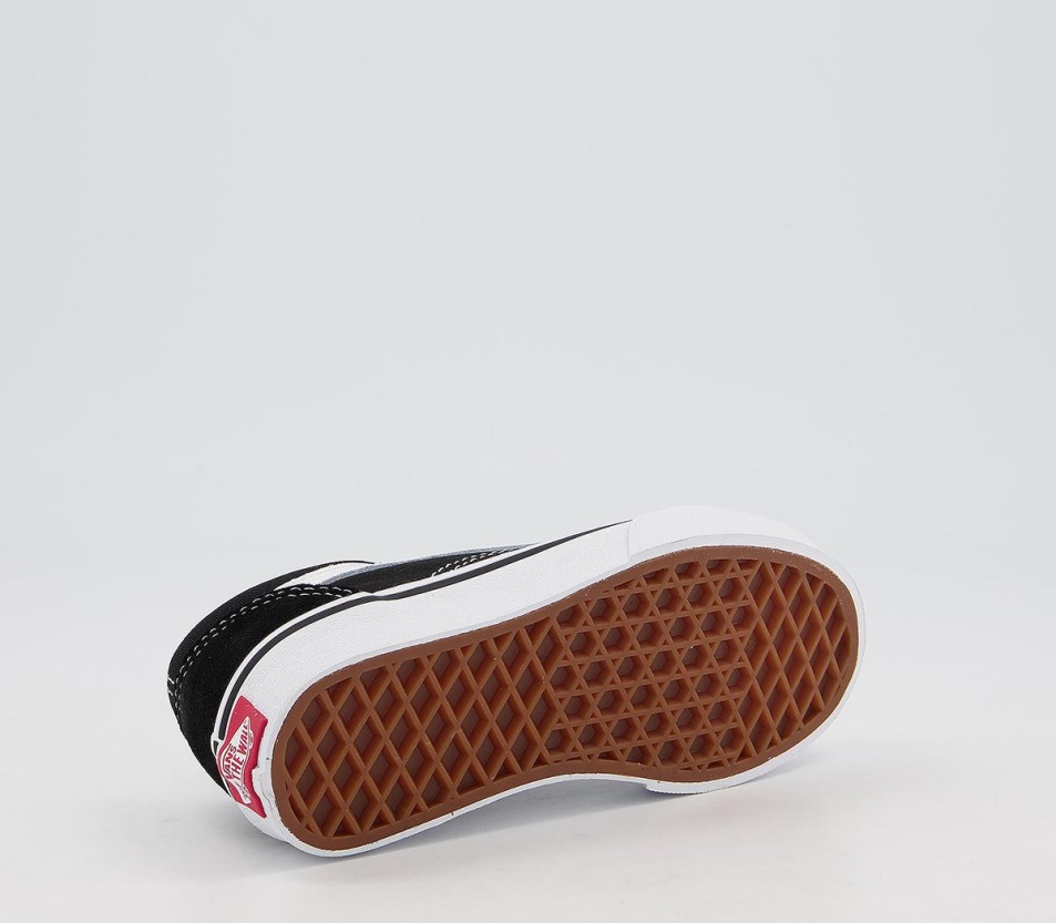 Vans Old Skool Csipke Gyerek Edzőcipő Fekete Igaz Fehér