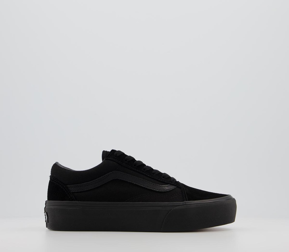 Vans Old Skool Platform Edzőcipő Fekete