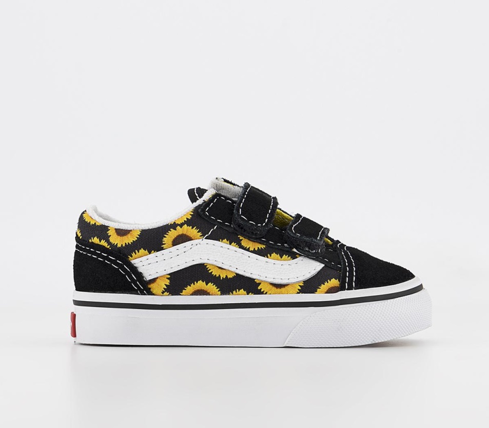 Vans Old Skool Toddler Tornacipő Napraforgó Fekete Sárga
