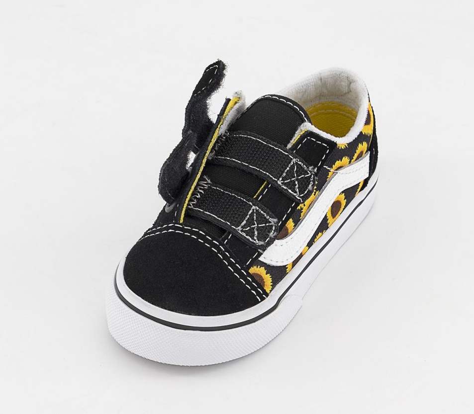 Vans Old Skool Toddler Tornacipő Napraforgó Fekete Sárga