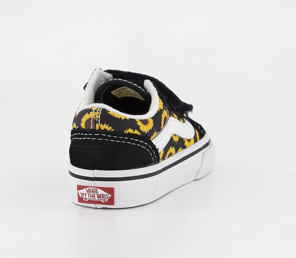 Vans Old Skool Toddler Tornacipő Napraforgó Fekete Sárga