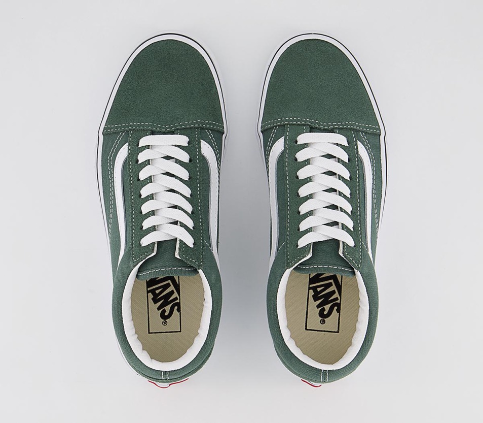 Vans Old Skool Edzőcipő Színelmélet Kacsa Zöld