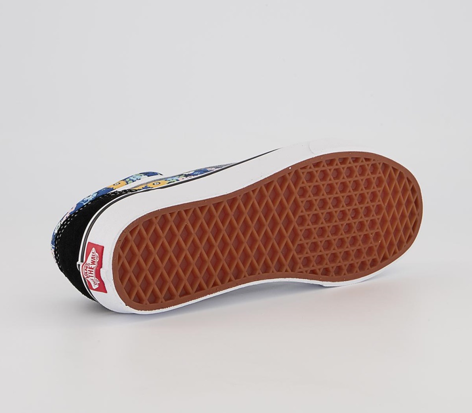 Vans Old Skool Edzőcipő Virágos Fekete Fehér