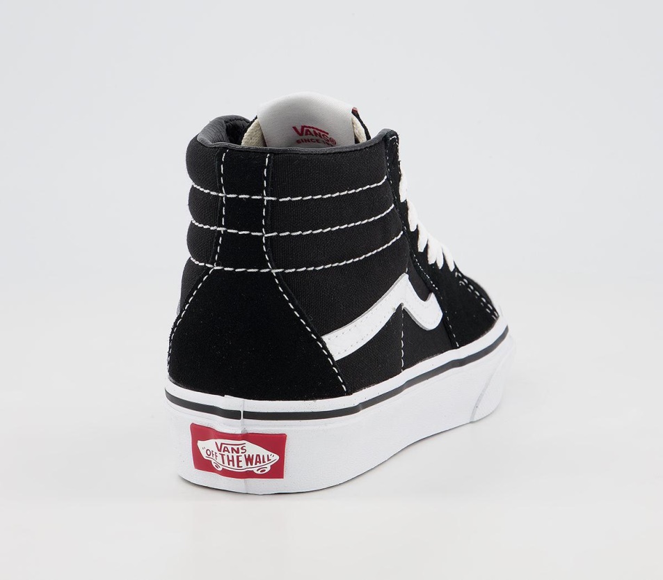 Vans Sk8 Hi Kids Edzőcipő Fekete Fehér