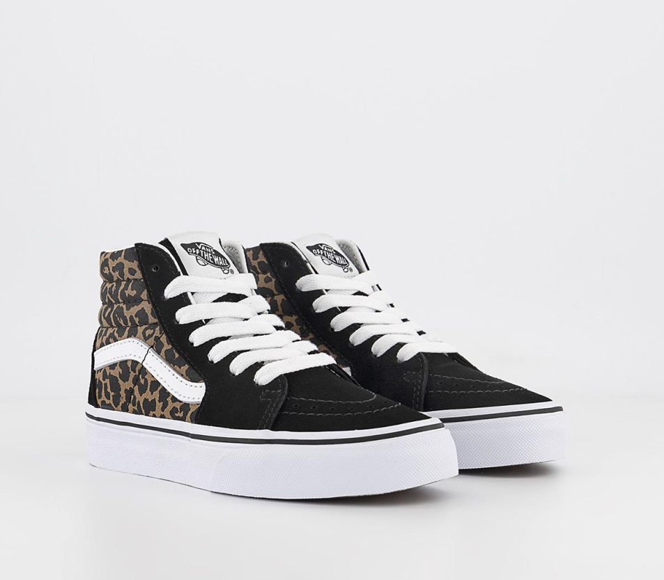 Vans Sk8 Hi Kids Oktatók Leopárd