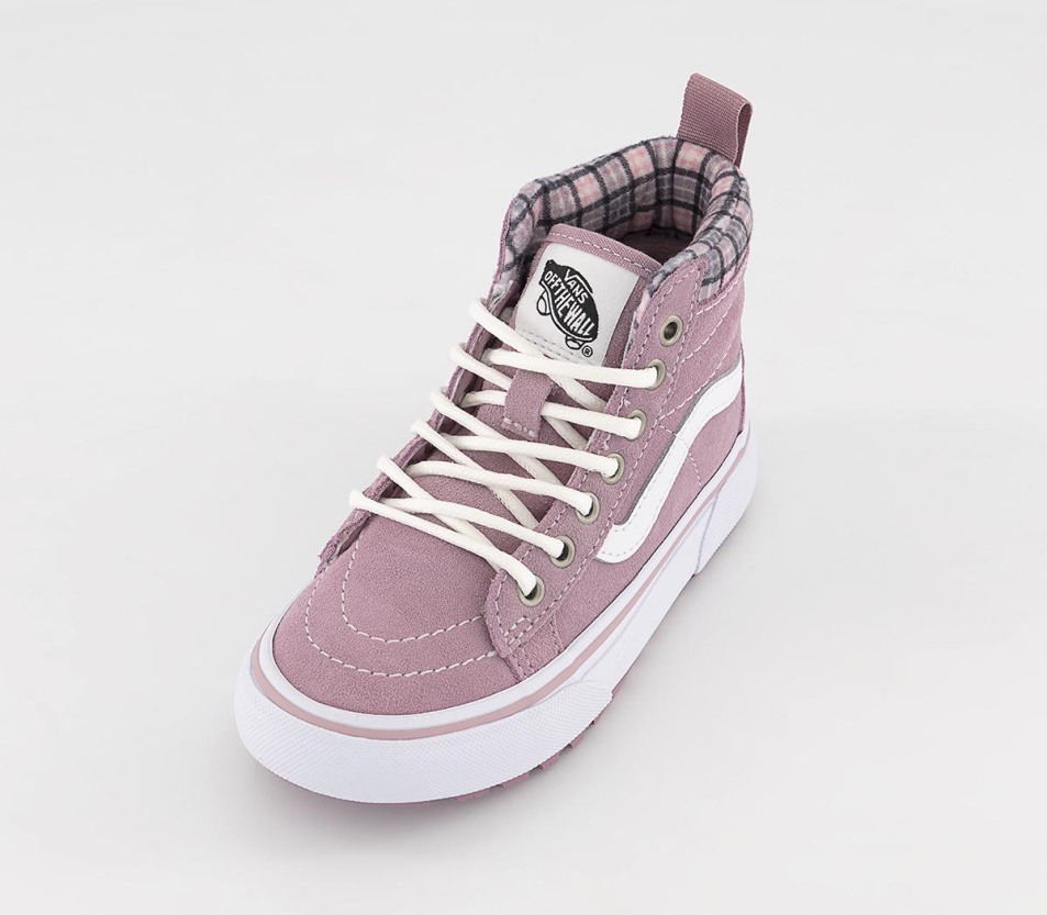 Vans Sk8 Hi Kids Tornacipő Kockás Lila