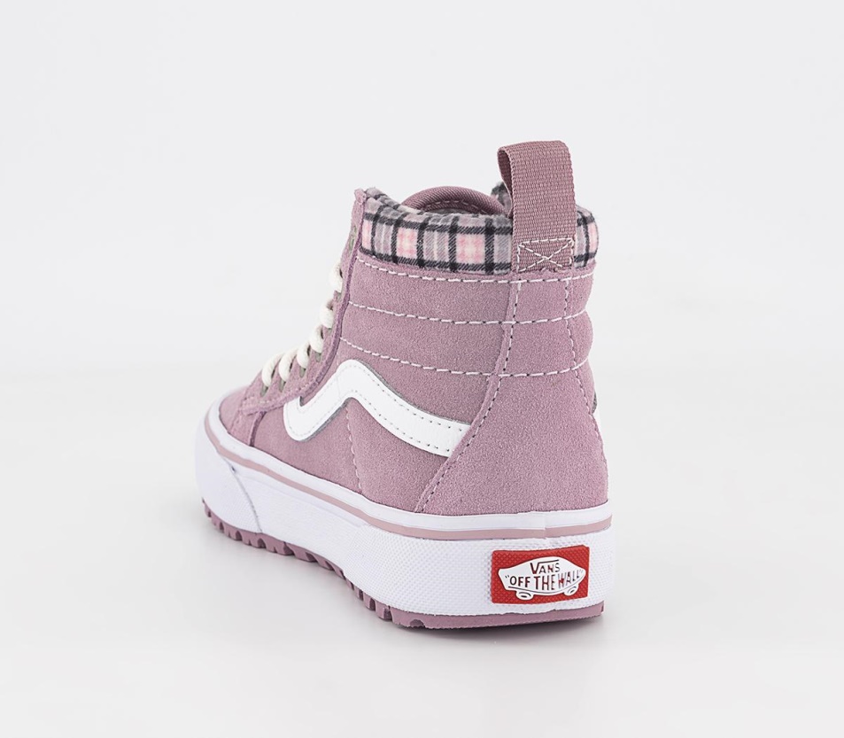 Vans Sk8 Hi Kids Tornacipő Kockás Lila