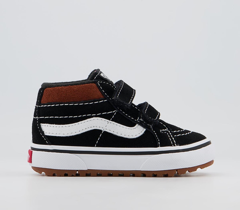 Vans Sk8 Hi Reissue Mte Toddler Trainers Black Teknőspáncél