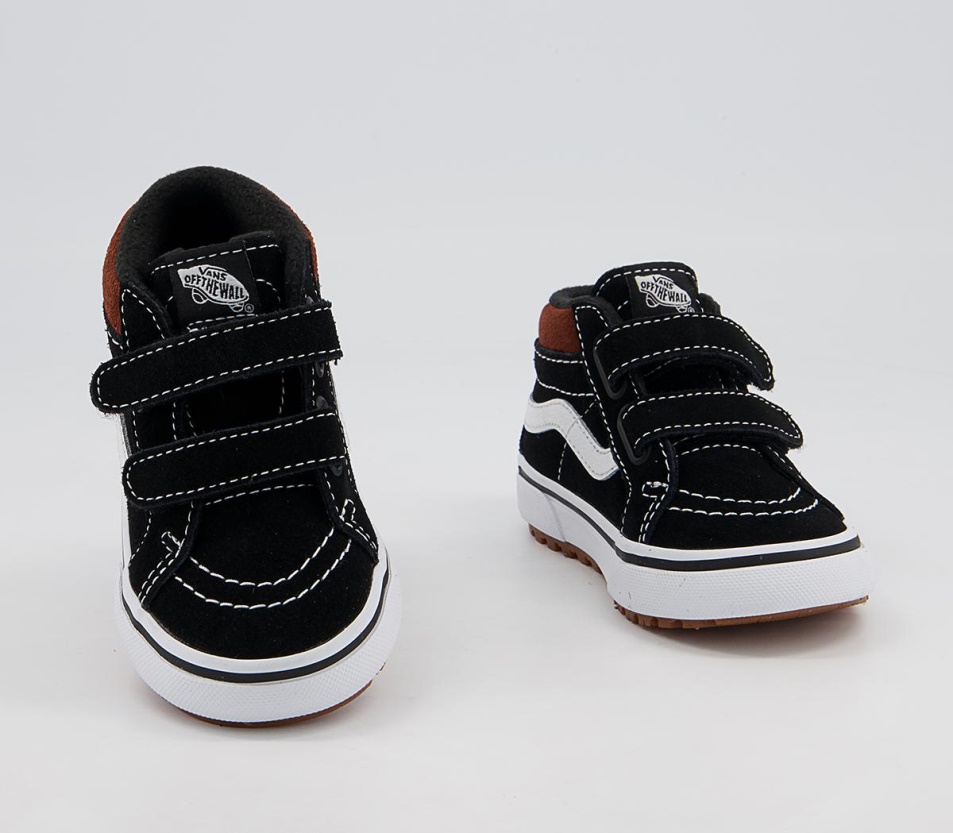 Vans Sk8 Hi Reissue Mte Toddler Trainers Black Teknőspáncél