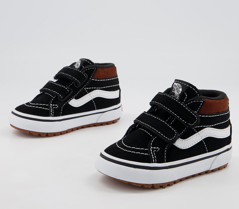Vans Sk8 Hi Reissue Mte Toddler Trainers Black Teknőspáncél