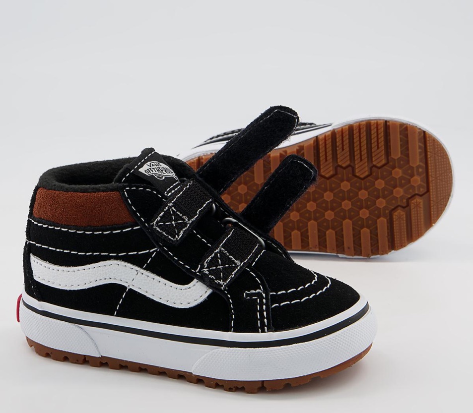 Vans Sk8 Hi Reissue Mte Toddler Trainers Black Teknőspáncél