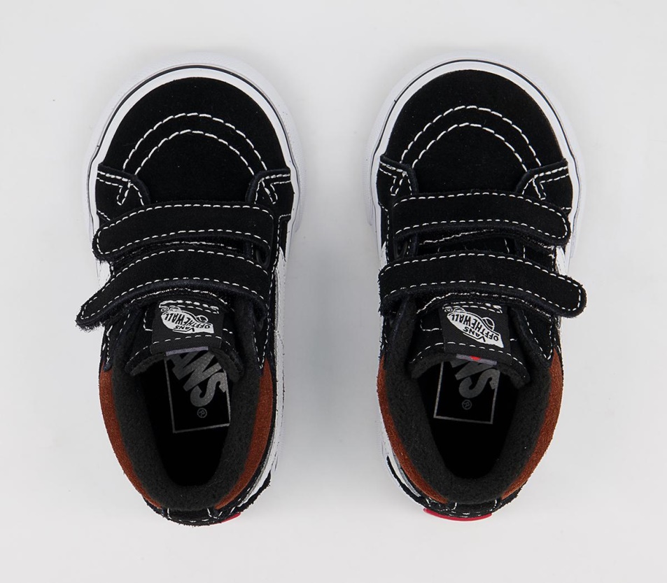 Vans Sk8 Hi Reissue Mte Toddler Trainers Black Teknőspáncél