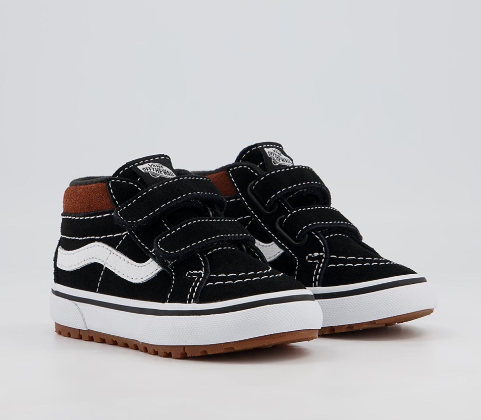 Vans Sk8 Hi Reissue Mte Toddler Trainers Black Teknőspáncél