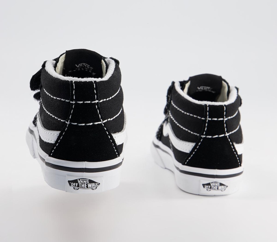 Vans Sk8 Mid Reissue Tipegő Edzőcipő Fekete Fehér