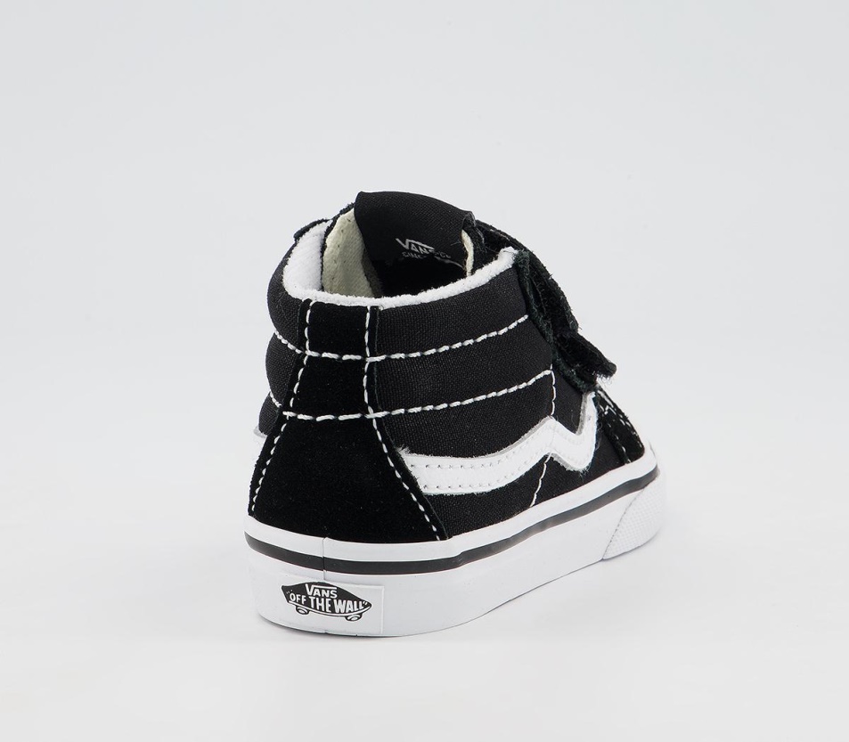Vans Sk8 Mid Reissue Tipegő Edzőcipő Fekete Fehér