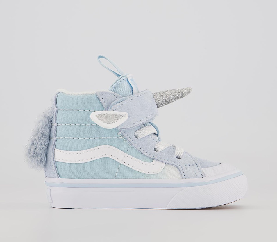 Vans Sk8 Mid Reissue Tipegő Edzőcipő Finom Kék Unikornis
