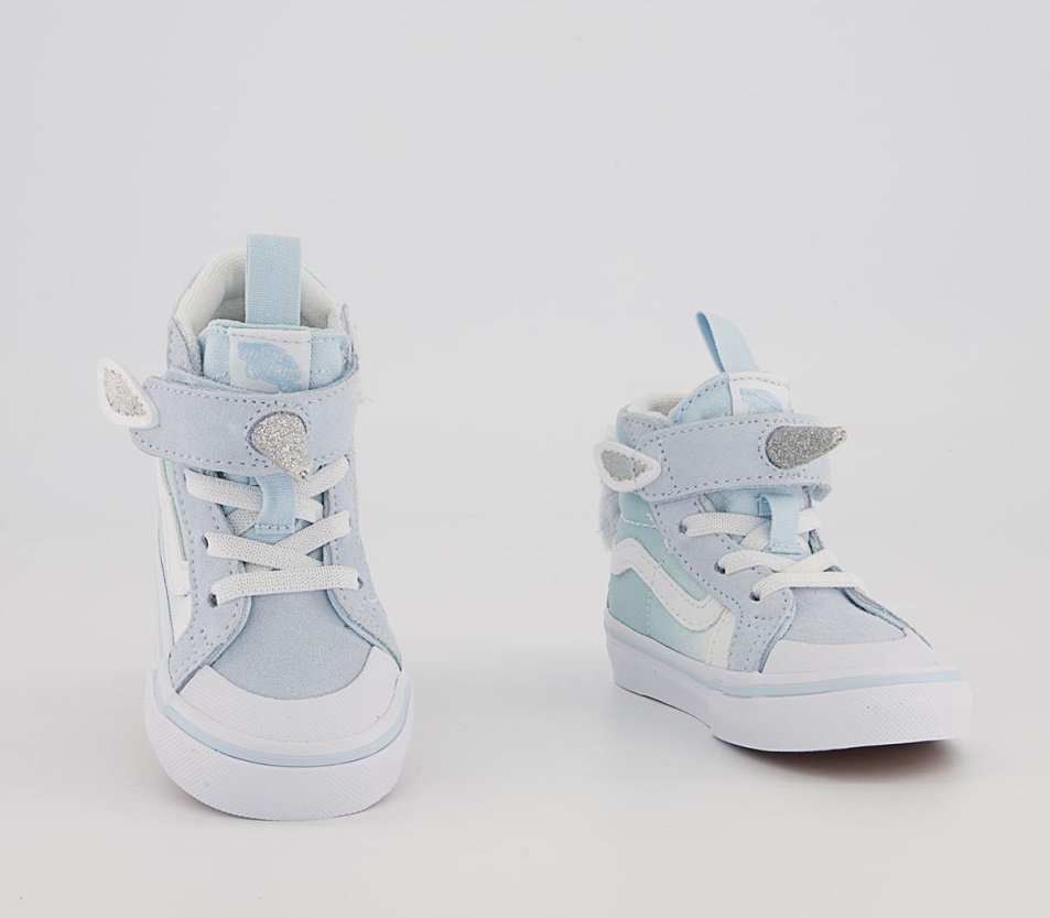 Vans Sk8 Mid Reissue Tipegő Edzőcipő Finom Kék Unikornis