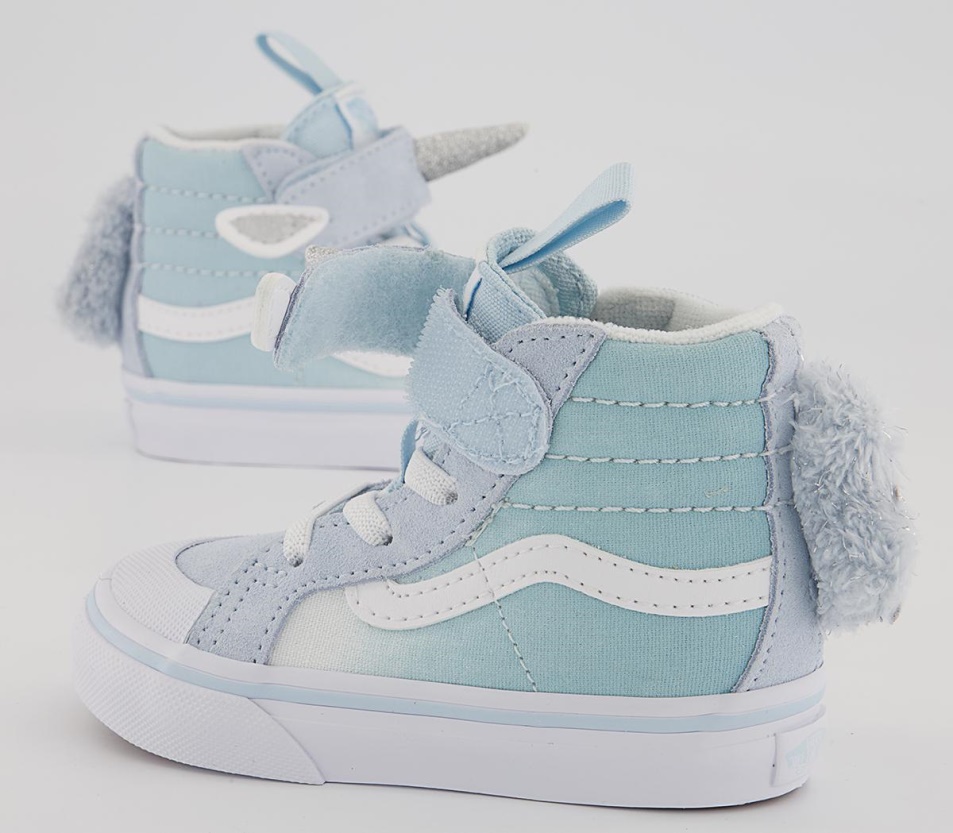 Vans Sk8 Mid Reissue Tipegő Edzőcipő Finom Kék Unikornis