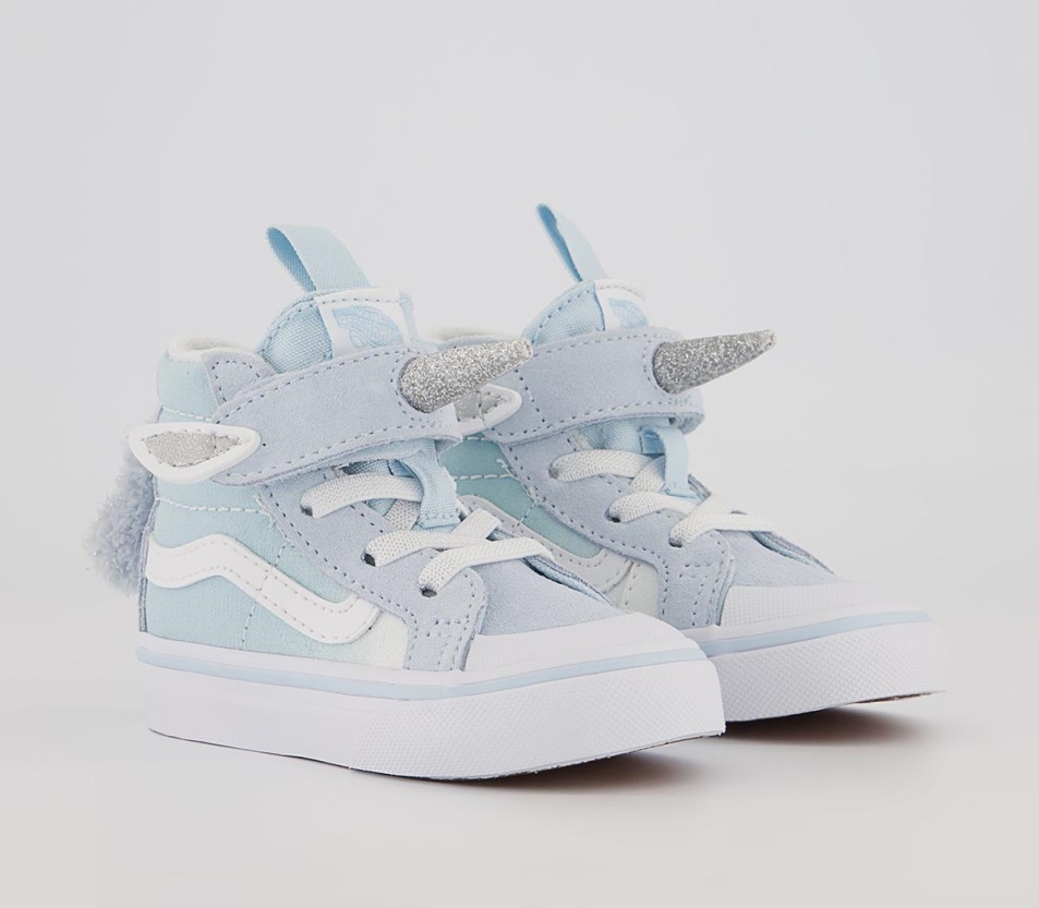 Vans Sk8 Mid Reissue Tipegő Edzőcipő Finom Kék Unikornis