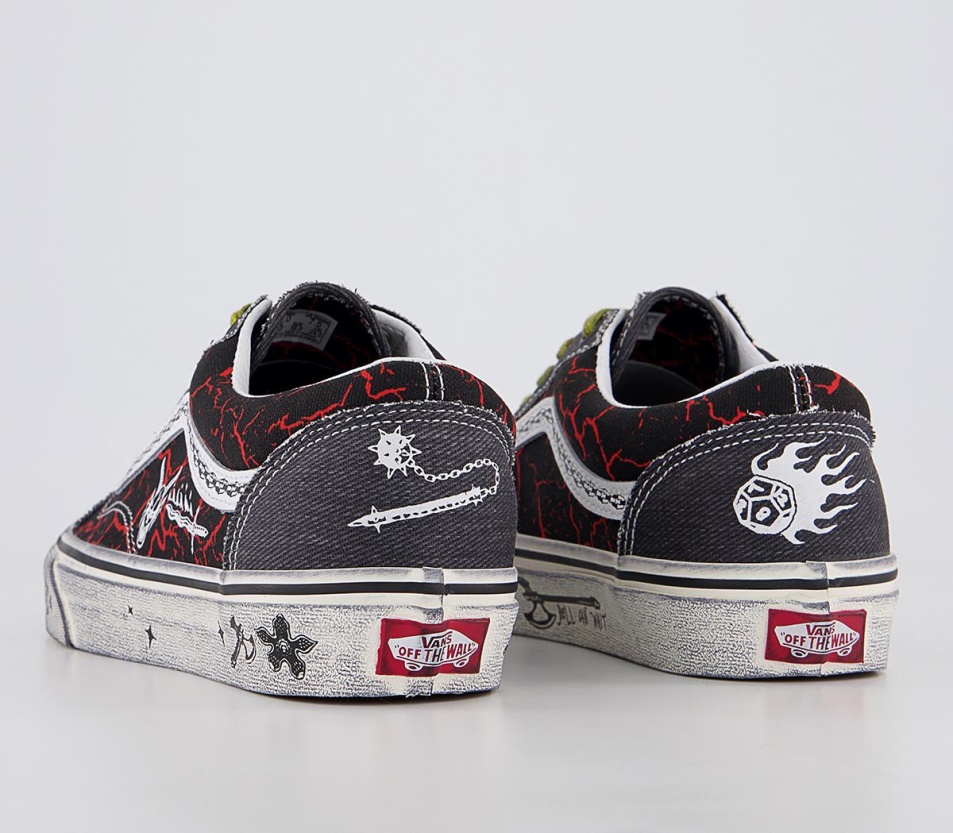 Vans Ua Style 36 Edzőcipő Fekete Piros