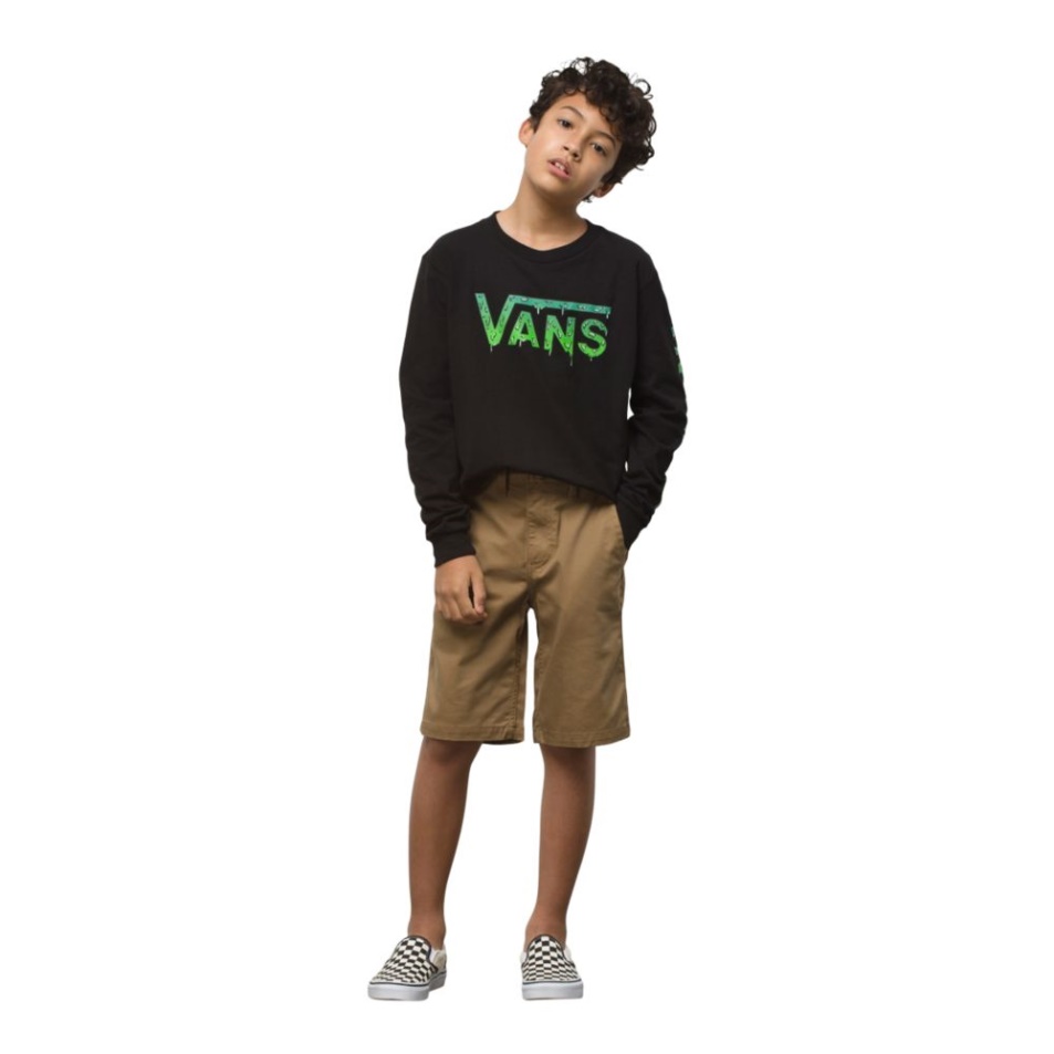 Vans Fiú Autentikus Sztreccs Rövidnadrág Fekete
