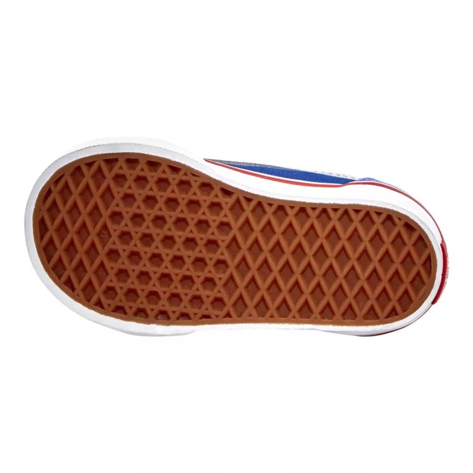 Vans Fiúk Old Skool 2v Kisgyermek Korcsolya Cipő Baja Blue-high Risk Piros