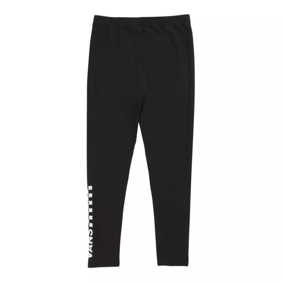 Vans Lányok Palatábla Ii Leggings Gyerek Capri Atlétikai Edzés Fekete-fehér