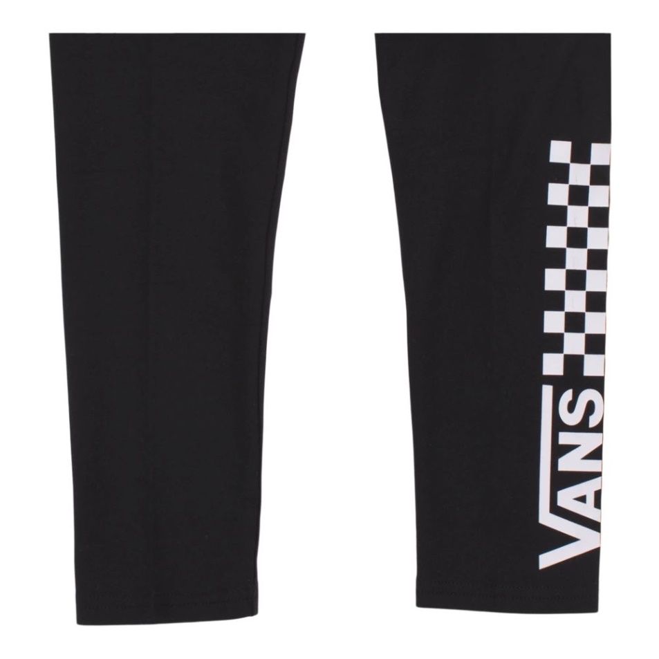 Vans Lányok Palatábla Ii Leggings Gyerek Capri Atlétikai Edzés Fekete-fehér