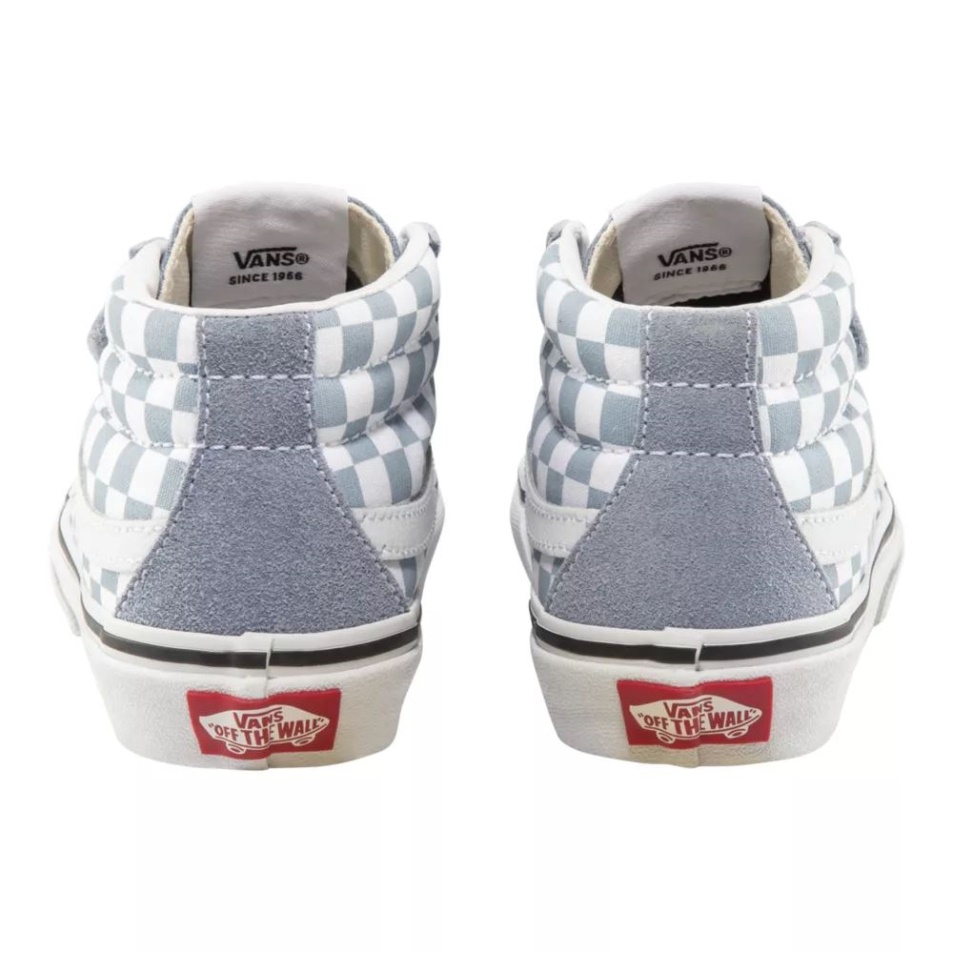 Vans Lányok Iskola Előtti Sk8-mid Resissue V Gördeszka Cipő Ashley Blue