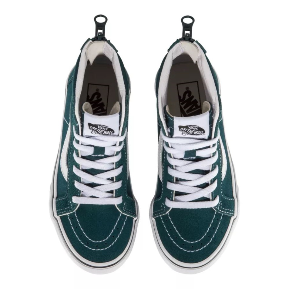 Vans Gyerek óvodai Sk8-hi Cipzáros Gördeszka Cipő Színelmélet Mély Kékeszöld