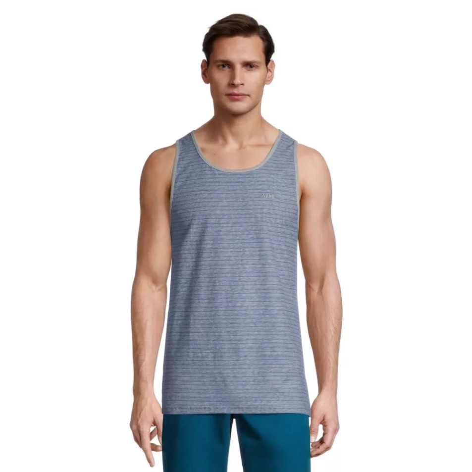 Vans Férfi Balboa Ii Tanktop Pamut Ujjatlan Limuzin