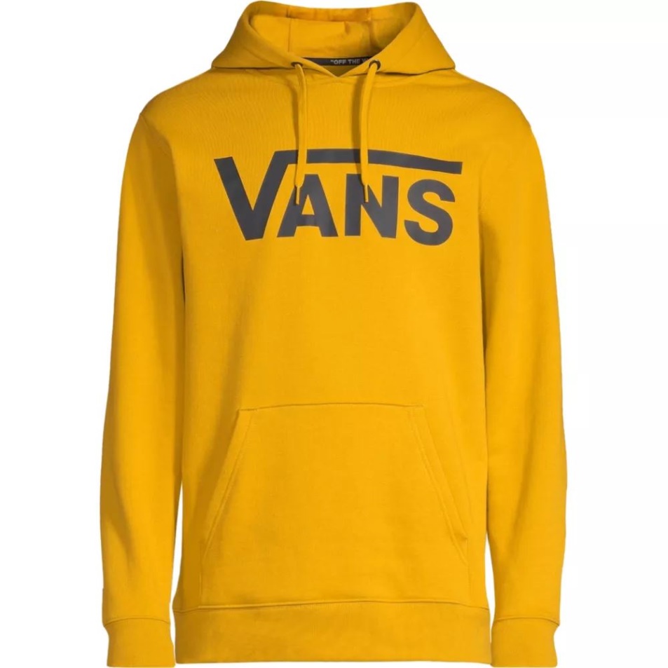 Vans Férfi Klasszikus Pulóver Kapucnis Pulóver Aranysárga