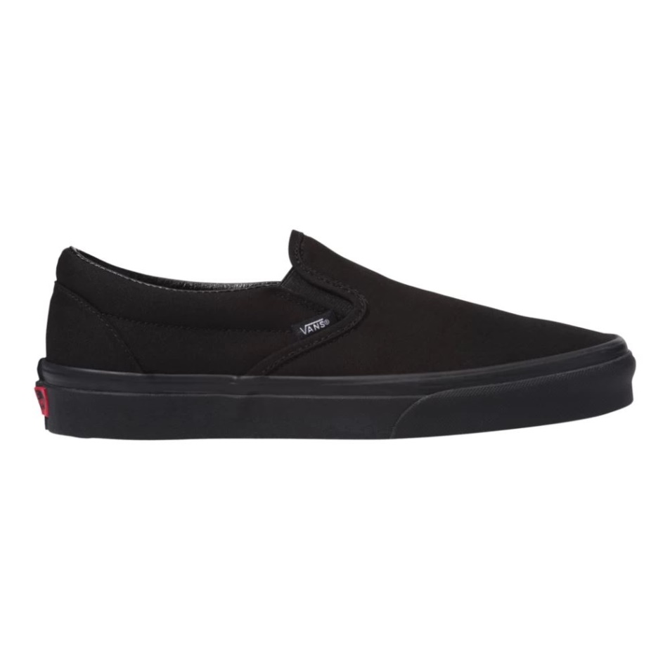 Vans Férfi Klasszikus Gördeszka Cipő Tornacipő Alacsony Felső Slip Légáteresztő Fekete-fekete