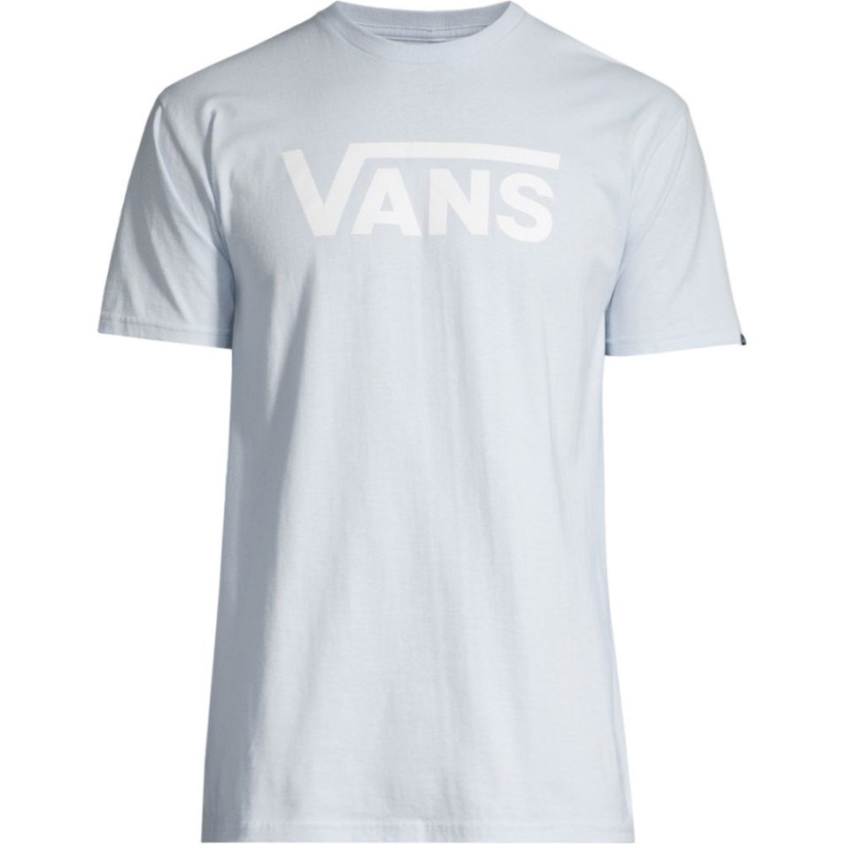 Vans Férfi Klasszikus Póló Rövid Ujjú Legénynyakú Pamut Grafikus Ballada Kék